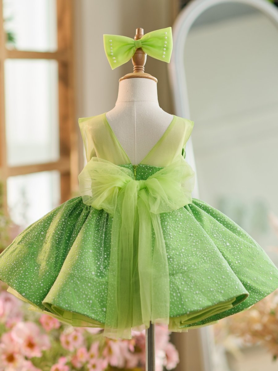 NumberSea - Ball - Gown/Princess Tulle Knee - length Green Baby Girl Dress