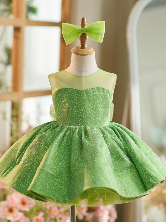 NumberSea - Ball - Gown/Princess Tulle Knee - length Green Baby Girl Dress