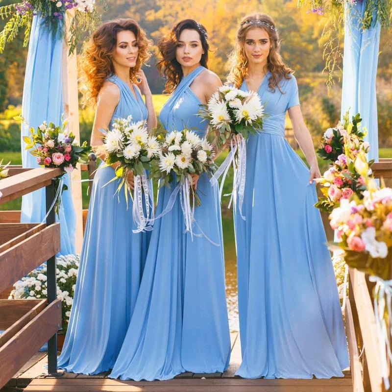 NumberSea - Bridesmaid Dress Chiffon Convertible