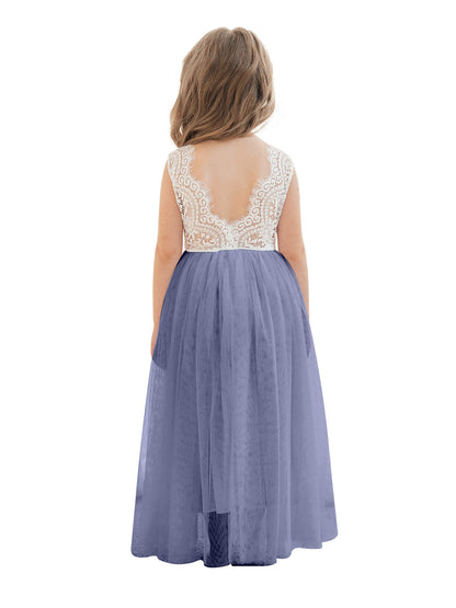 Enchanted Tulle Lace Flower Girl Dress