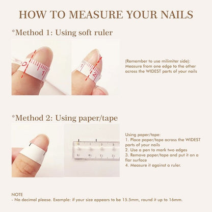 NumberSea - 3D Dry Orchard Flower Long Almond Press On Nail, Custom Handpainted Acrylic Spring Fake/False Nail, Floral Nails