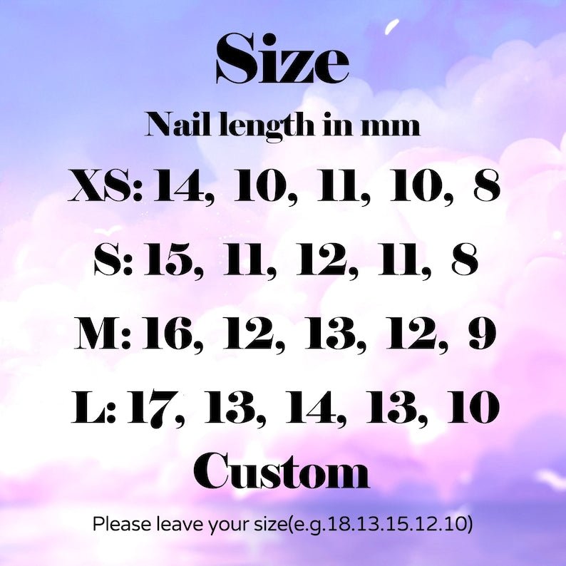 NumberSea - 3D Flower Nails\Hand drawn nails\Gift Nails \custom press on nails\hand made Press on Nails\Faux Acrylic Nails\Gel Nails\Press on Nails