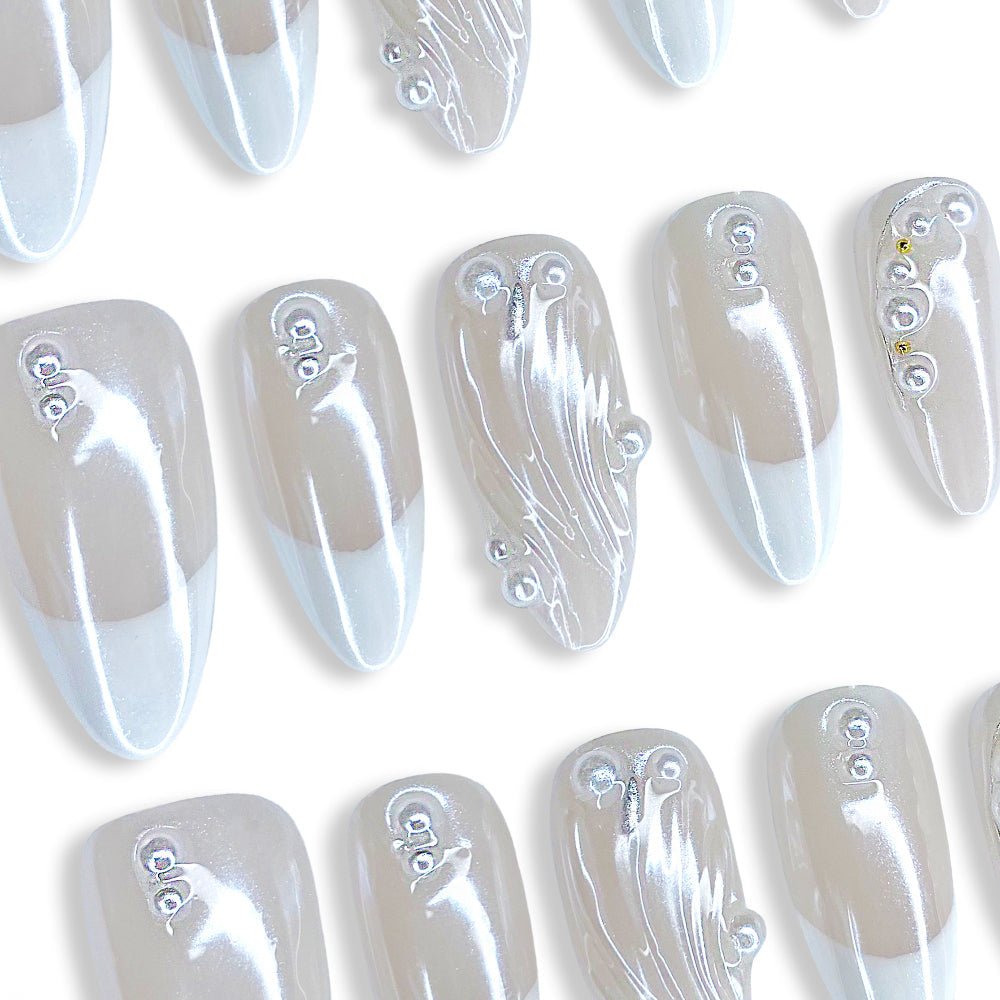 NumberSea - Minimally Designed French Nails