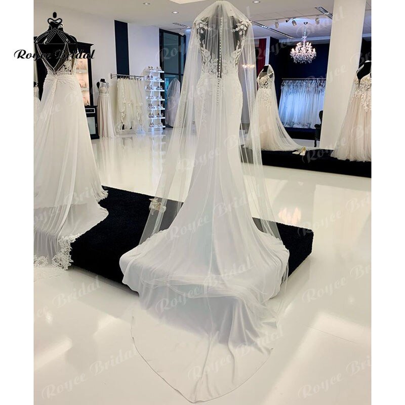 NumberSea - NumberSea Backless Mermaid/Trumpet Boho Wedding Dress 2025 Robe Satin Elegant Bridal Boho Long Receiption Party Gowns New Mariage Cut - out