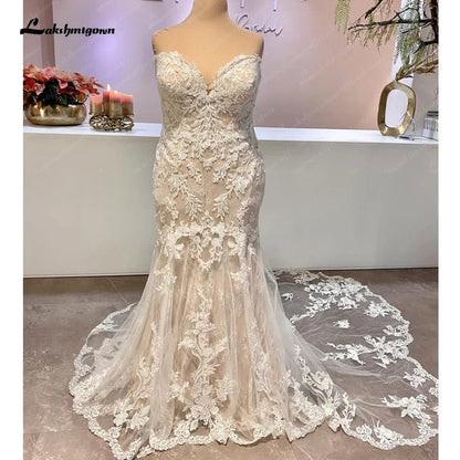 NumberSea - NumberSea Beach Off White Off Shoulder Boho Wedding Dress 2025 Women Mermaid Bridal Gown vestidos para mujer