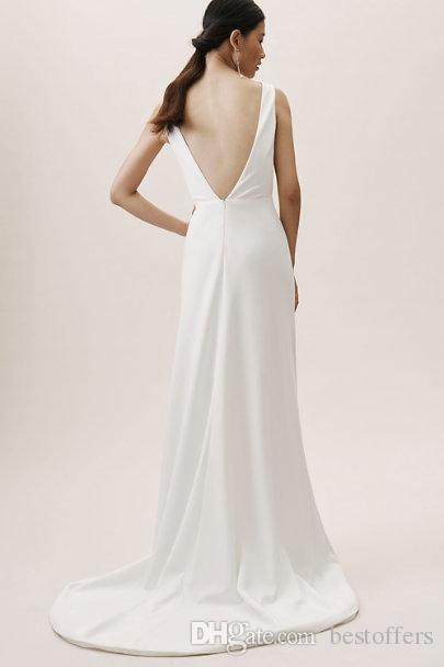 NumberSea - NumberSea Bohomain Jumpsuits Sleeveless Wedding Dresses