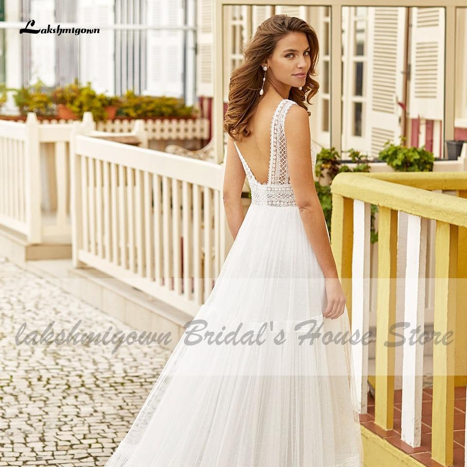 NumberSea - NumberSea Bridal Summer Beach Wedding Dress Boho Style