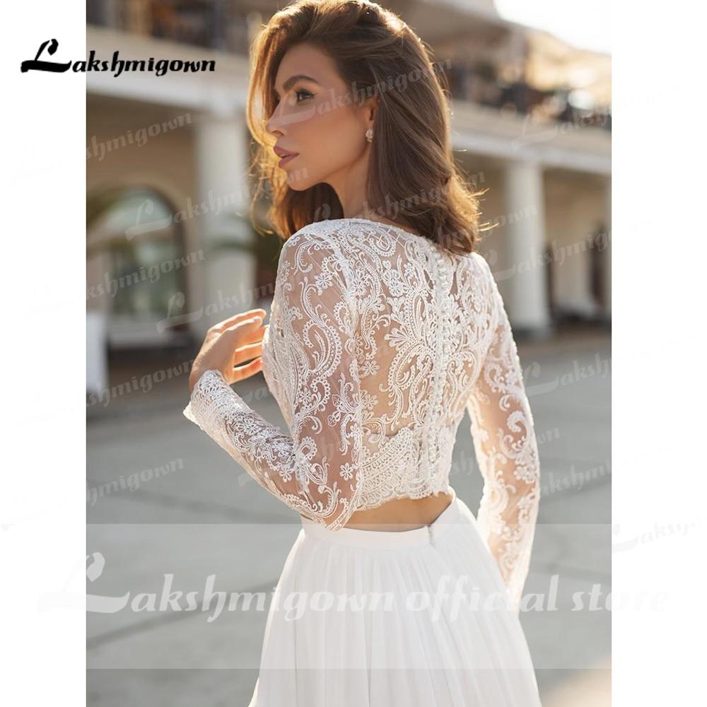 NumberSea - NumberSea Charming Beach Lace Wedding Dresses A - line