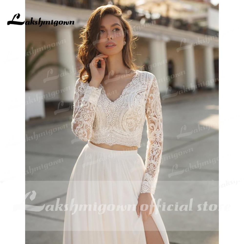 NumberSea - NumberSea Charming Beach Lace Wedding Dresses A - line