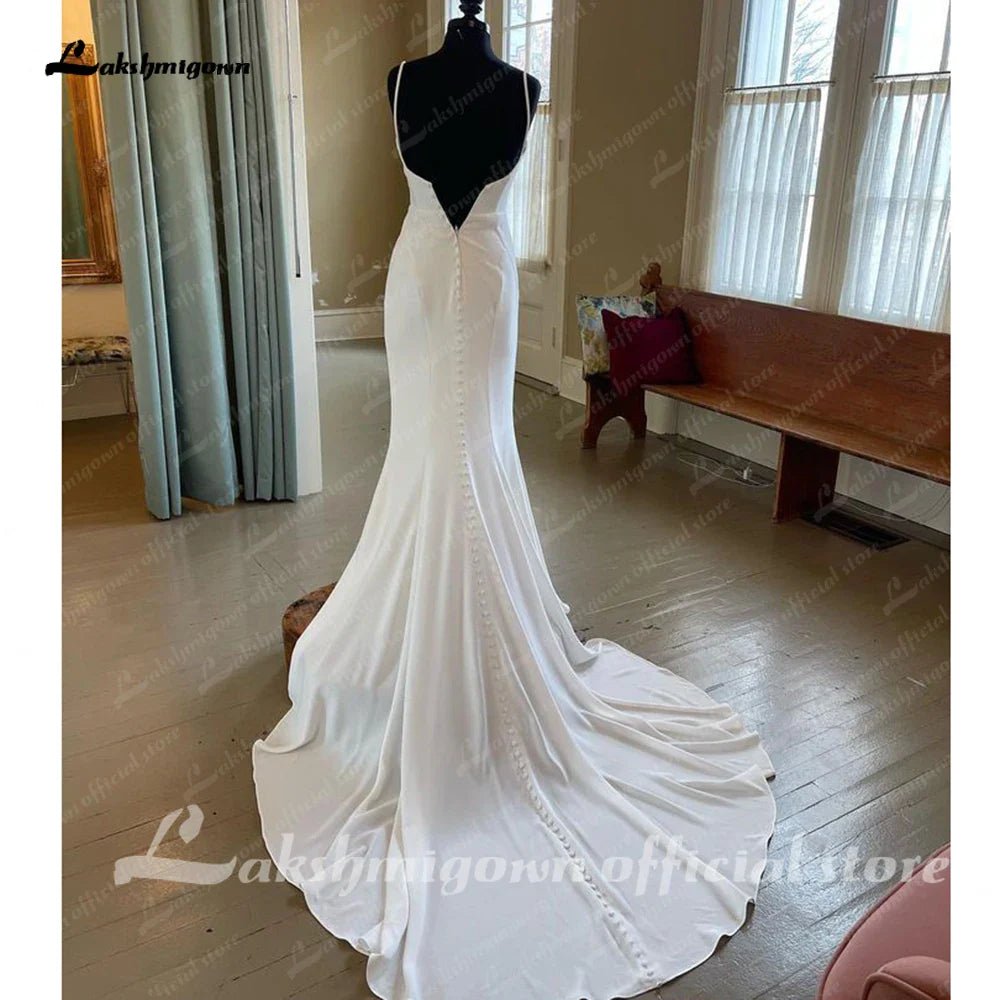 NumberSea - NumberSea Charming Mermaid Chiffon Boho Sweetheart Princess Wedding Dress 2025 robe de mariée sirène Bridal Gowns