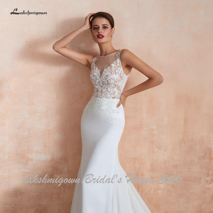 NumberSea - NumberSea Cheap Boho Wedding Dress Mermaid Sexy Wedding Party Gowns