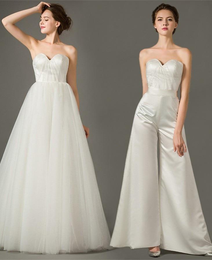 NumberSea - NumberSea Detachable Skirt wedding dresses bridal jumpsuits