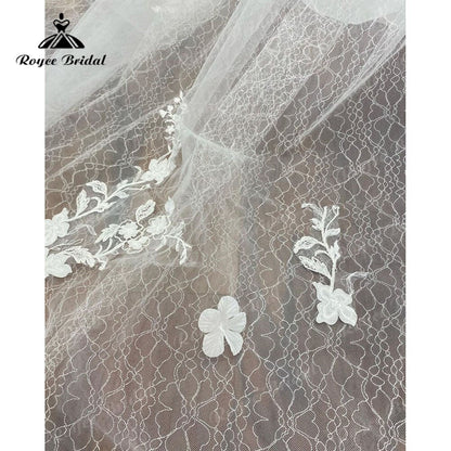 NumberSea - NumberSea Elegant Lace Applqiues Flora Spaghetti Straps Wedding Dress for Women 2025 Bridal Gowns Custom Made estido de noiva praiano Sexy