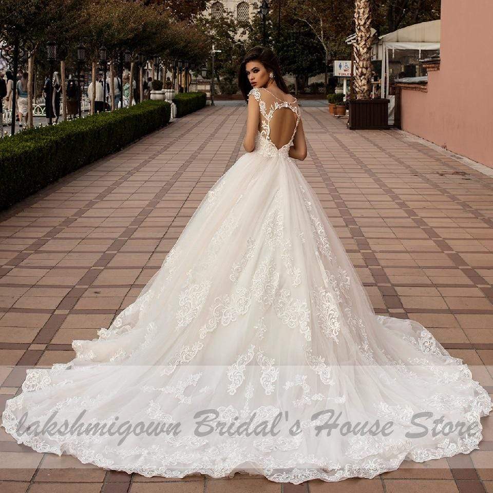 NumberSea - NumberSea Luxury African Wedding Gowns Muslim Wedding Dresses