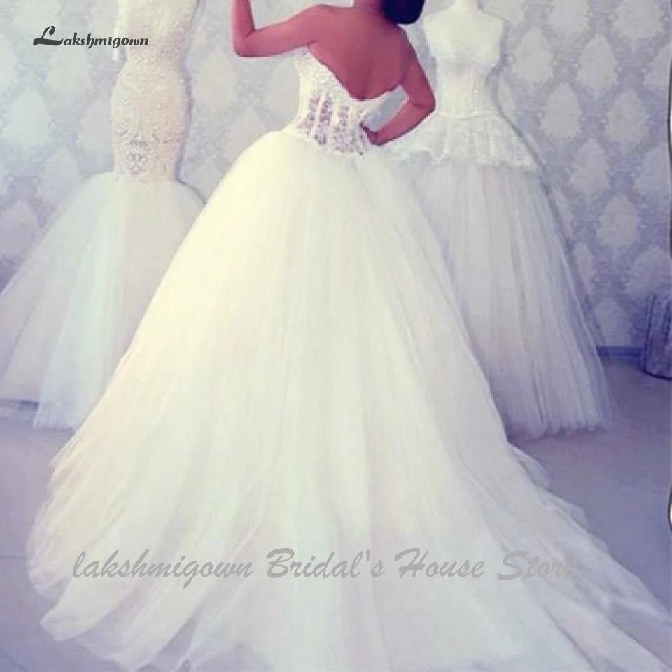 NumberSea - NumberSea Luxury Saudi Arabia Ball Gown Wedding Dresses For Bride