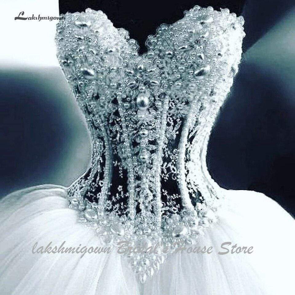 NumberSea - NumberSea Luxury Saudi Arabia Ball Gown Wedding Dresses For Bride