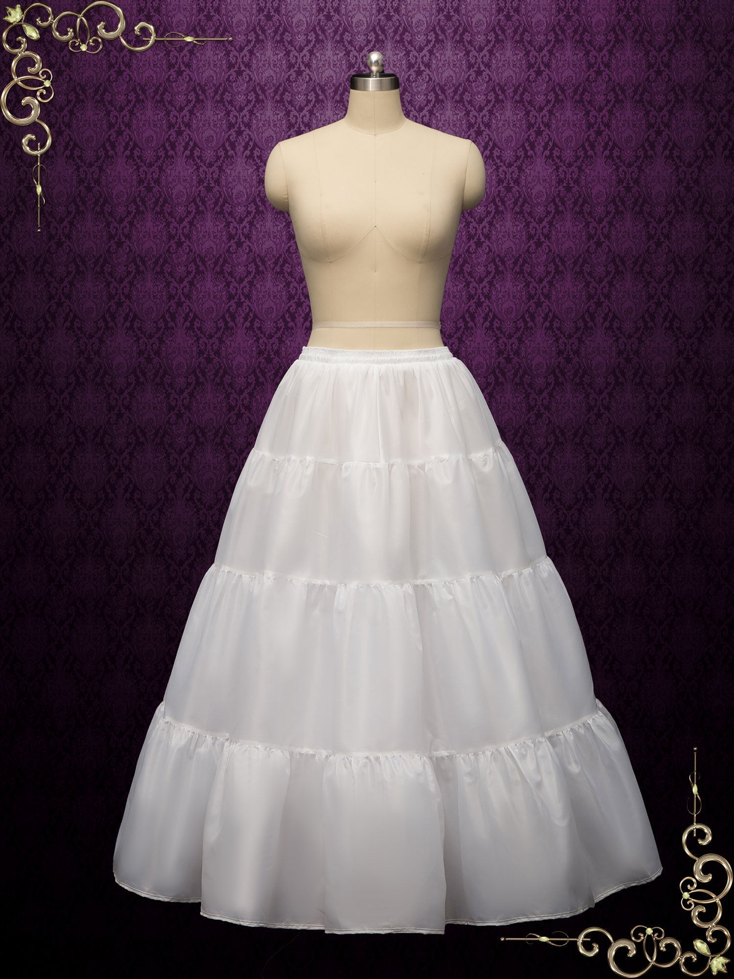 NumberSea - NumberSea NumberSea A - line Wedding Dress Petticoat PT1008