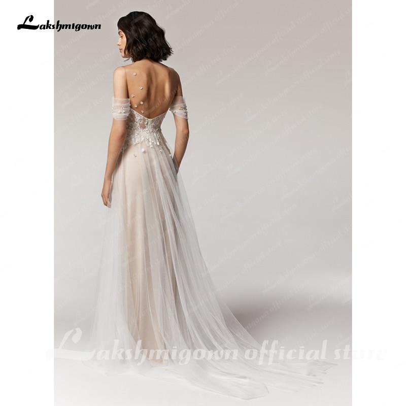 NumberSea - NumberSea Princess Champagne Wedding Dress A Line New Designer