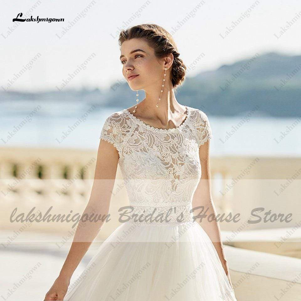 NumberSea Prinzessin Brautkleid Rückenfreies Sommer-Brautkleid