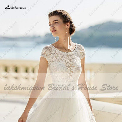 NumberSea Prinzessin Brautkleid Rückenfreies Sommer-Brautkleid