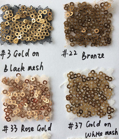 NumberSea - Color Swatch for sequins