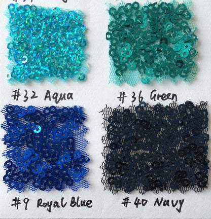 NumberSea - Color Swatch for sequins