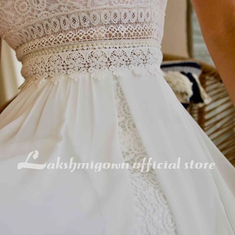 NumberSea Sexy Summer Wedding Dress Lace Appliqued