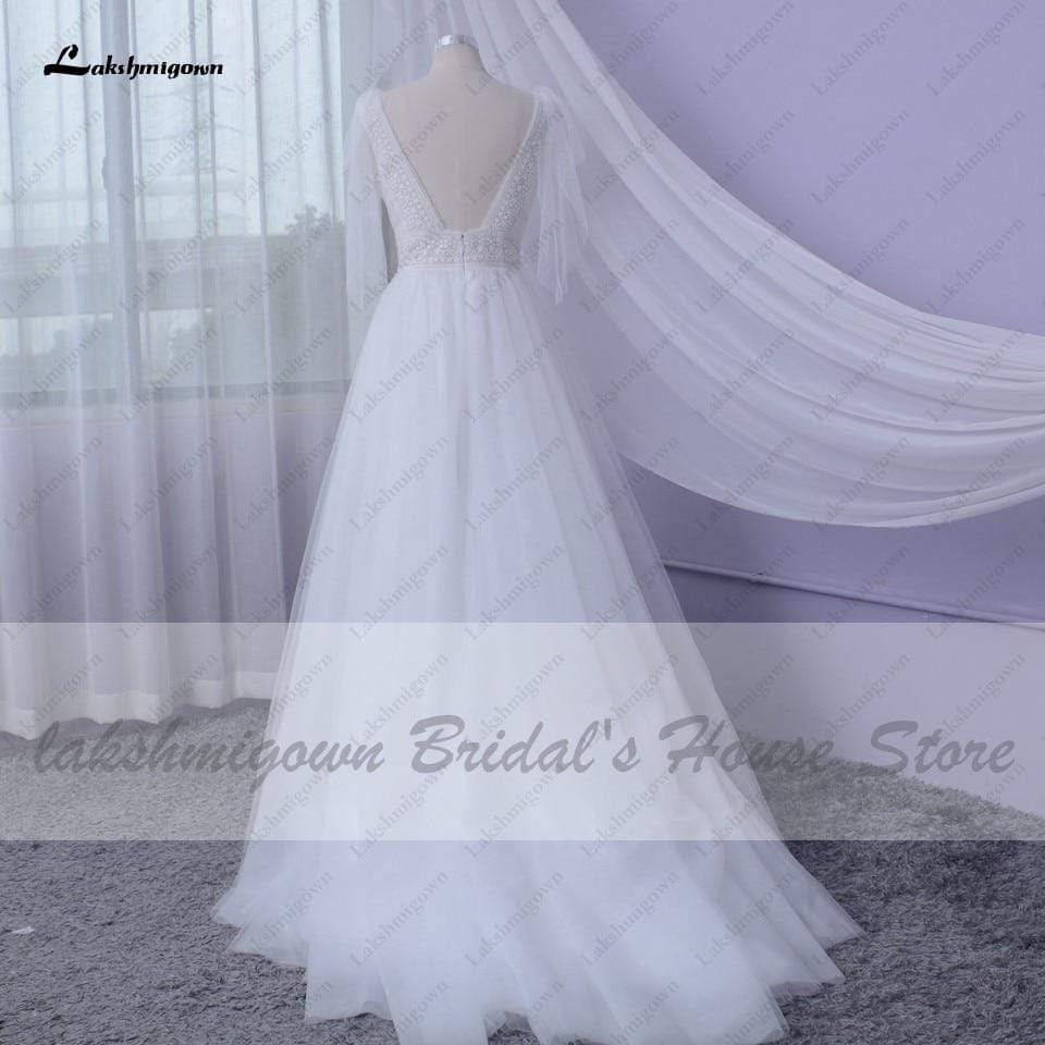 NumberSea Sexy Wedding Dress A Line 2021Bridal Dresses V-neck