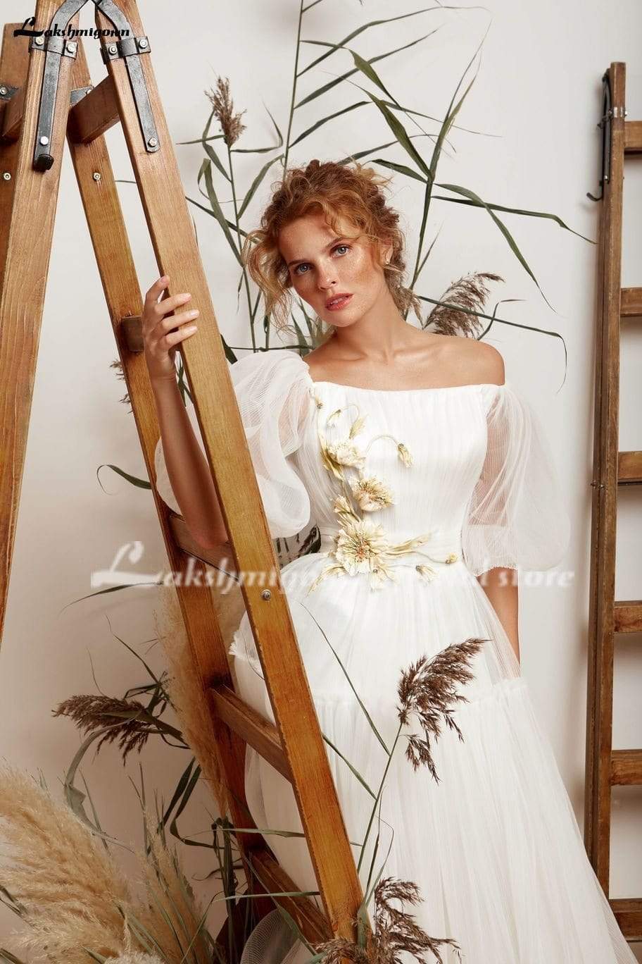 NumberSea Simple tulle Wedding Dress  Elegant Bridal Gowns A-Line