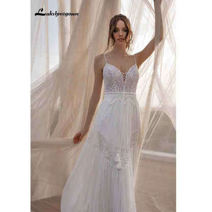 NumberSea Summer Holiday Beach Wedding Dresses