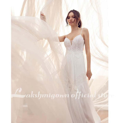 NumberSea Summer Holiday Beach Wedding Dresses