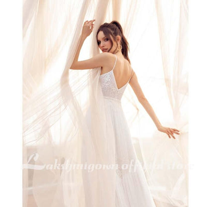 NumberSea Summer Holiday Beach Wedding Dresses