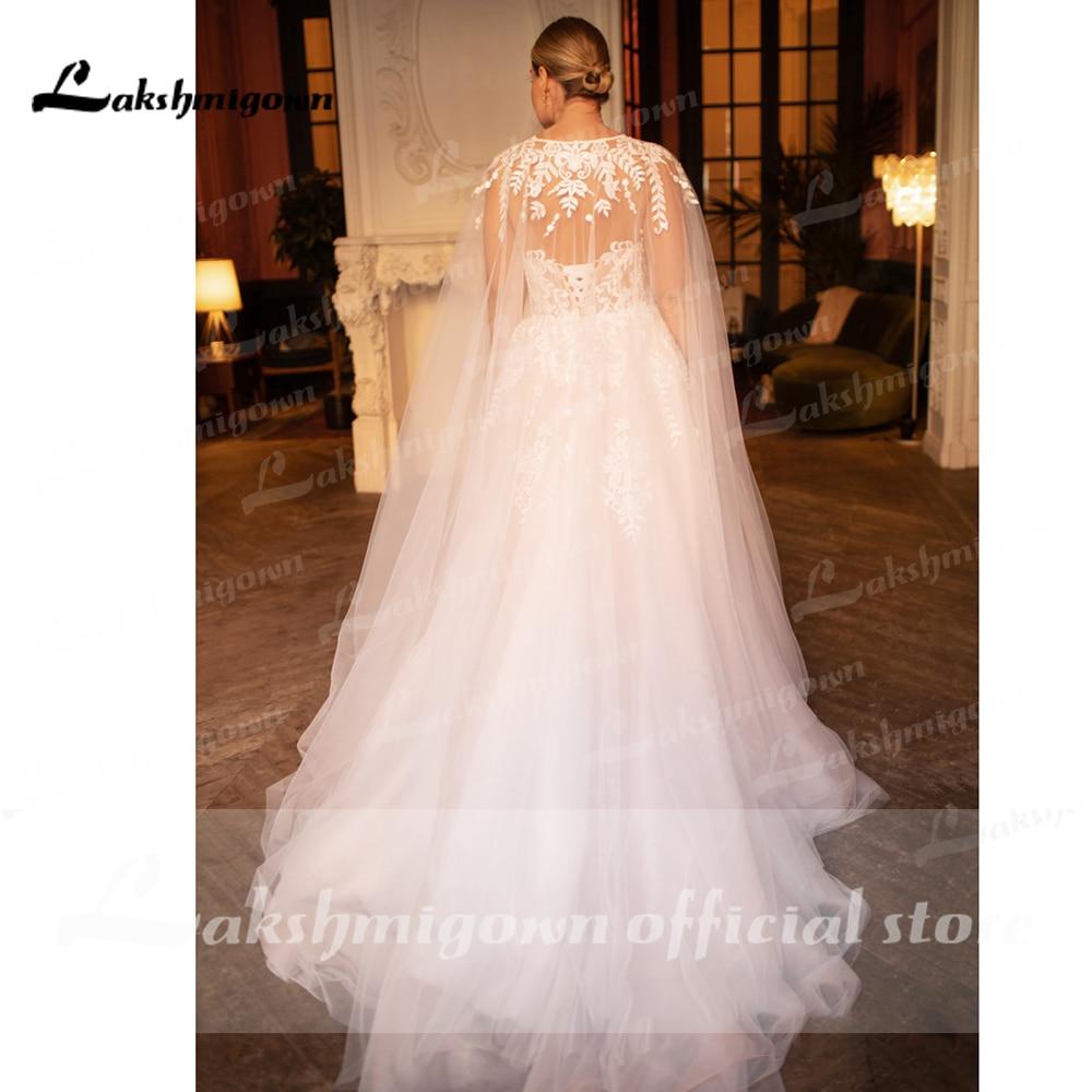 NumberSea Vintage Lace Wedding Dress with jacket